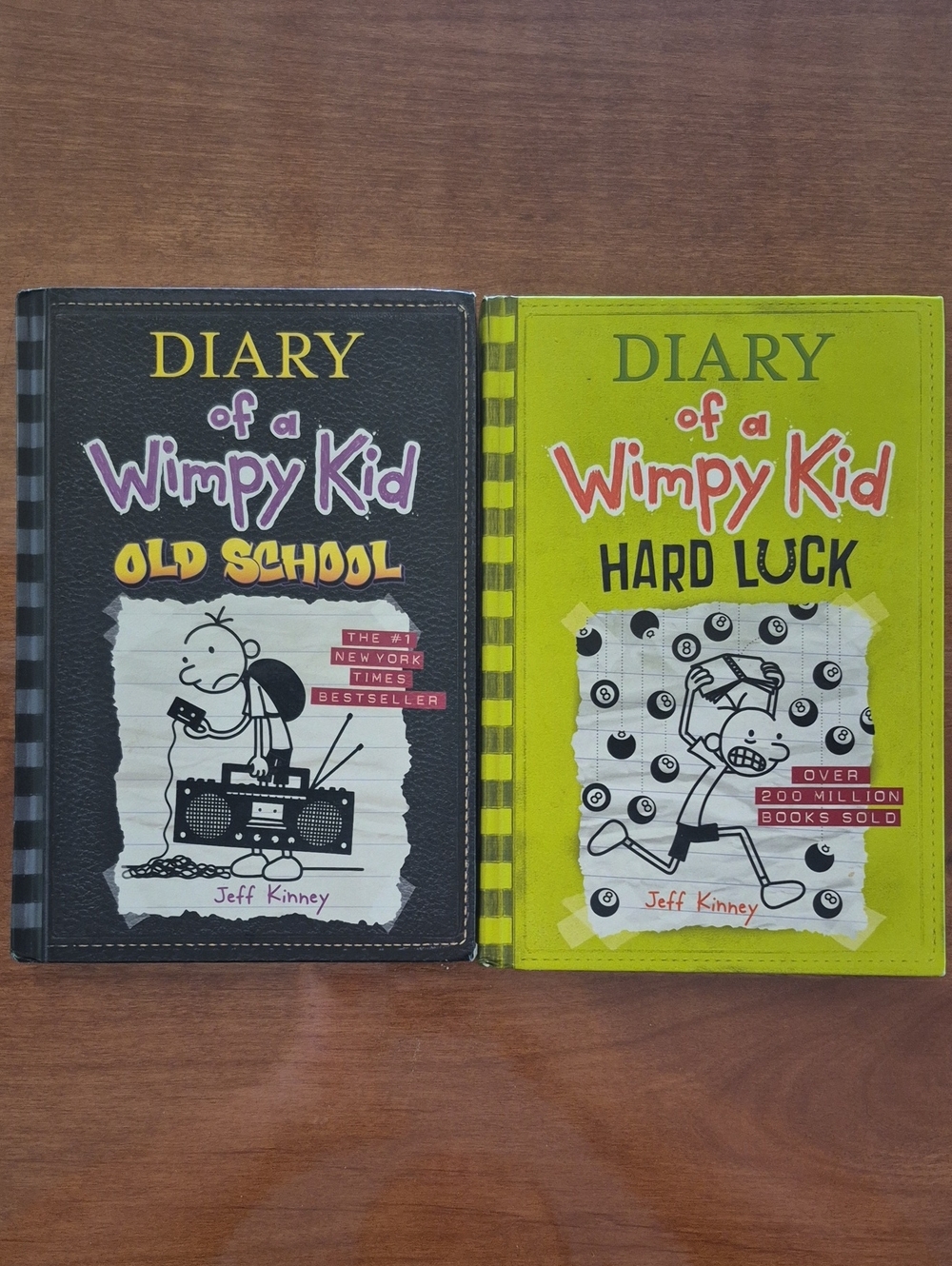 Diary of a Wimpy Kid Hardcover Bundle - Black and Lime Green